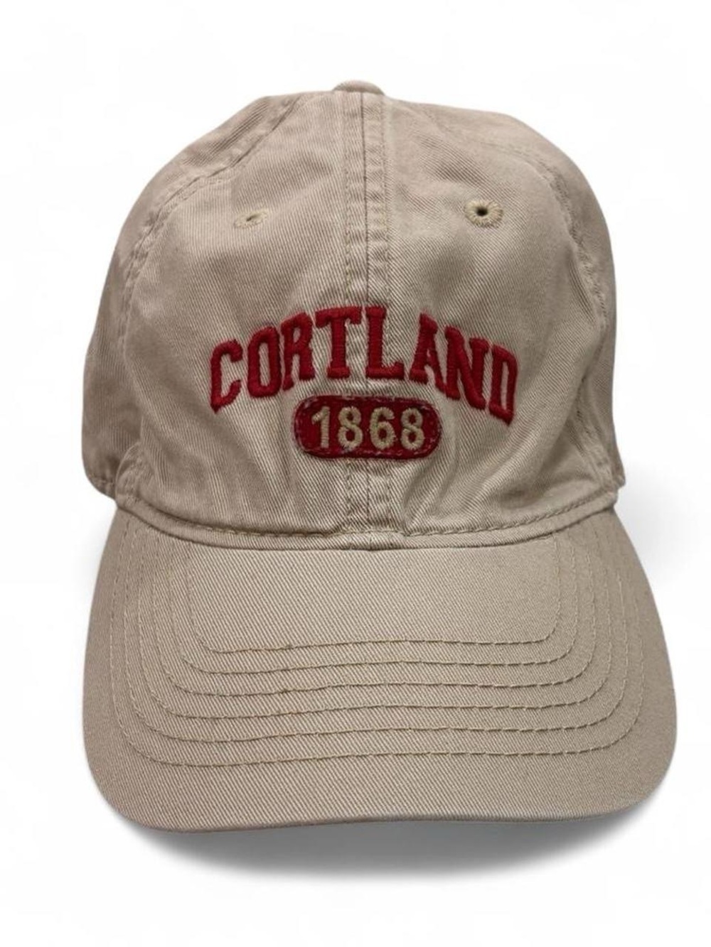 SUNY Cortland State University tan baseball cap by Legacy
